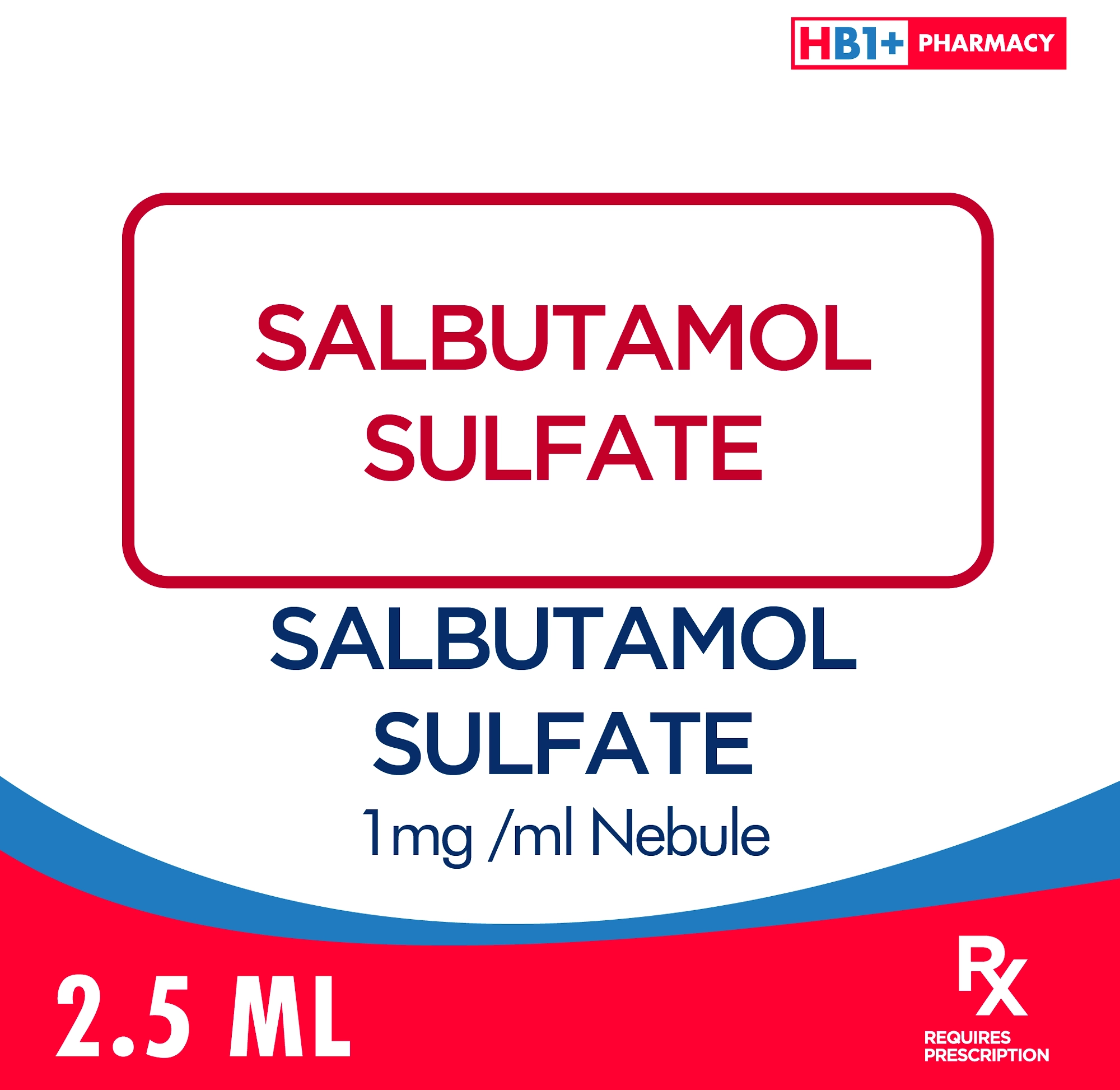 Salbutamol Sulfate Mg Ml Nebule Ml Nccc Online Store