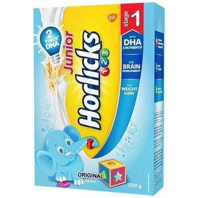 Horlicks Junior Health & Nutrition Drink - Original Flavour, Stage 1