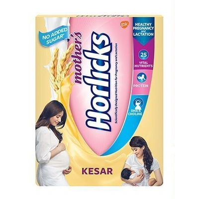 Horlicks Mother's Health & Nutrition Drink - Kesar Flavour- No Added Sugar