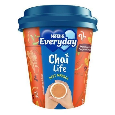 Nestle Everyday Chai Life Desi Masala Instant Premix Tea 16 gm Cup