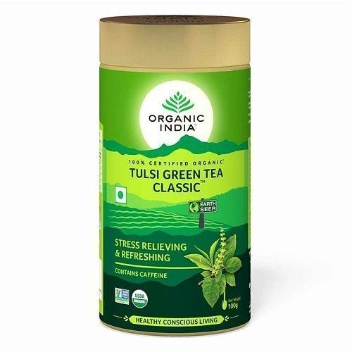 Organic India Tulsi  Green Tea - Classic 100 gm-