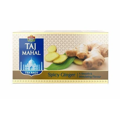 Taj Mahal Tea - Spicy Ginger 249 gm (25 Bags x 9.9 gm each)