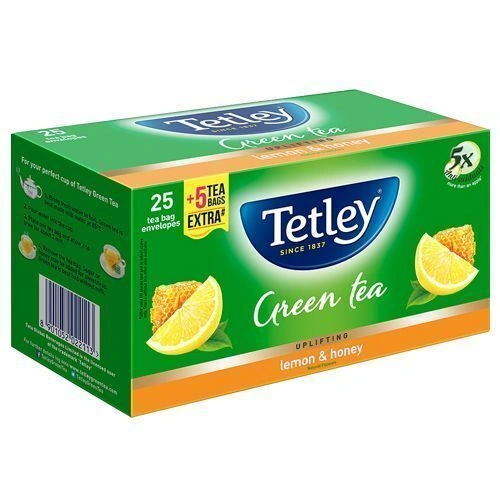 Tetley Green Tea - Lemon &amp; Honey 25 Teabags-