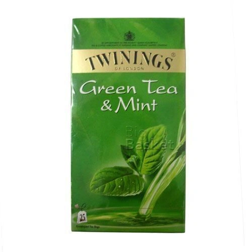 Twinings Green Tea - Mint 50 gm (25 Bags x 2 gm each)-