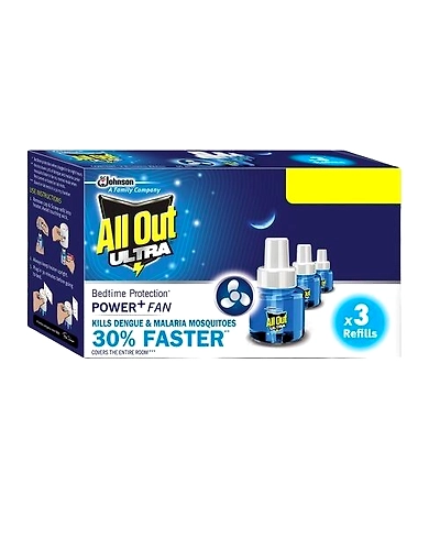 All Out Ultra Mosquito Repellent  (Refill Pack Of 3)-SKU-REPELNT-358