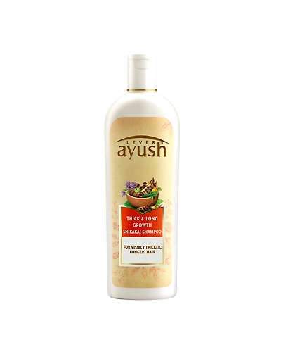 Ayush Thick &amp; Long Shikakai Shampoo-SKU-SHAPO-181