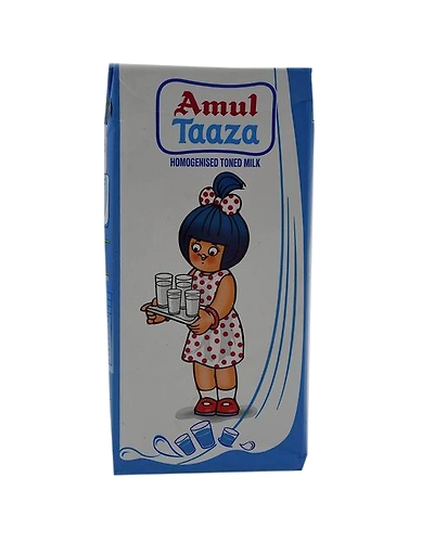 Amul Taaza Homogenised Toned Milk-SKU-Britania-015
