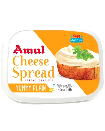 Amul Cheese Spread - Yummy Plain-SKU-Britania-037
