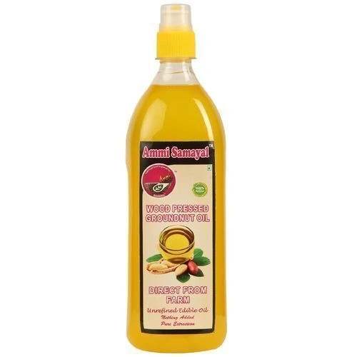 Ammi Samayal Groundnut Oil - Wood Pressed, Edible-