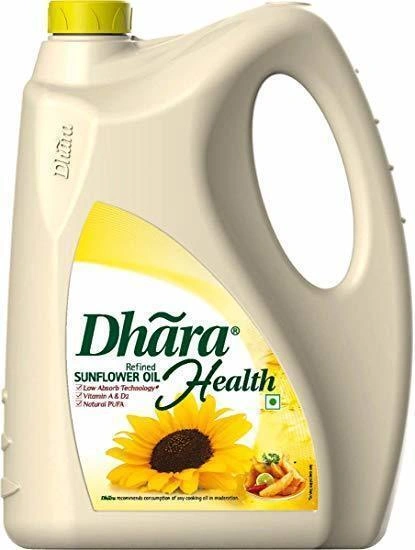 Dhara Refined - Sunflower Oil-