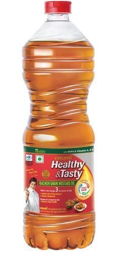 Emami Healthy &amp; Tasty - Kachi Ghani Mustard Oil-