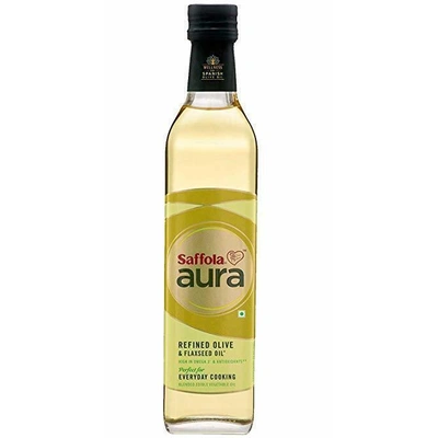 Saffola Aura Extra Virgin Olive & Flaxseed Oil