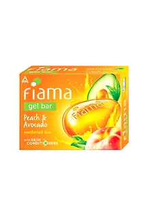 Fiama Mild Dew Gel Bar, Peach and Avocado, 125g