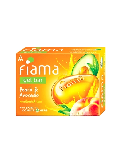 Fiama Mild Dew Gel Bar, Peach and Avocado, 125g-SKU-7011