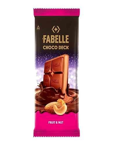 Fabelle Fruit and Nut Choco Deck Bar 35.5g-SKU-6811