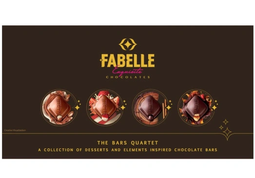 Fabelle Exquisite Chocolates, The Bars Quartet, 524g-