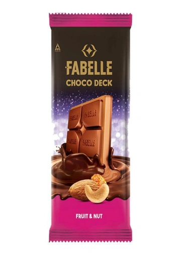 Fabelle Fruit and Nut Choco Deck Bar 58g-