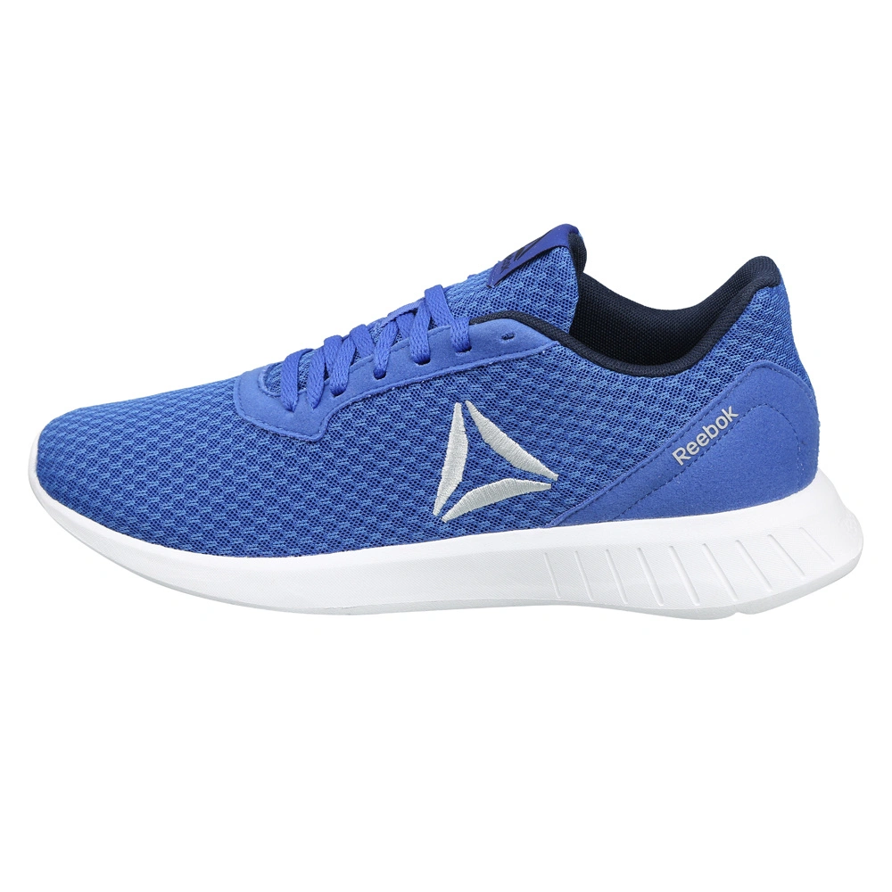 MEN'S REEBOK RUNNING LITE SHOES-COBALT/WHITE/NAVY/SILVER-6-1