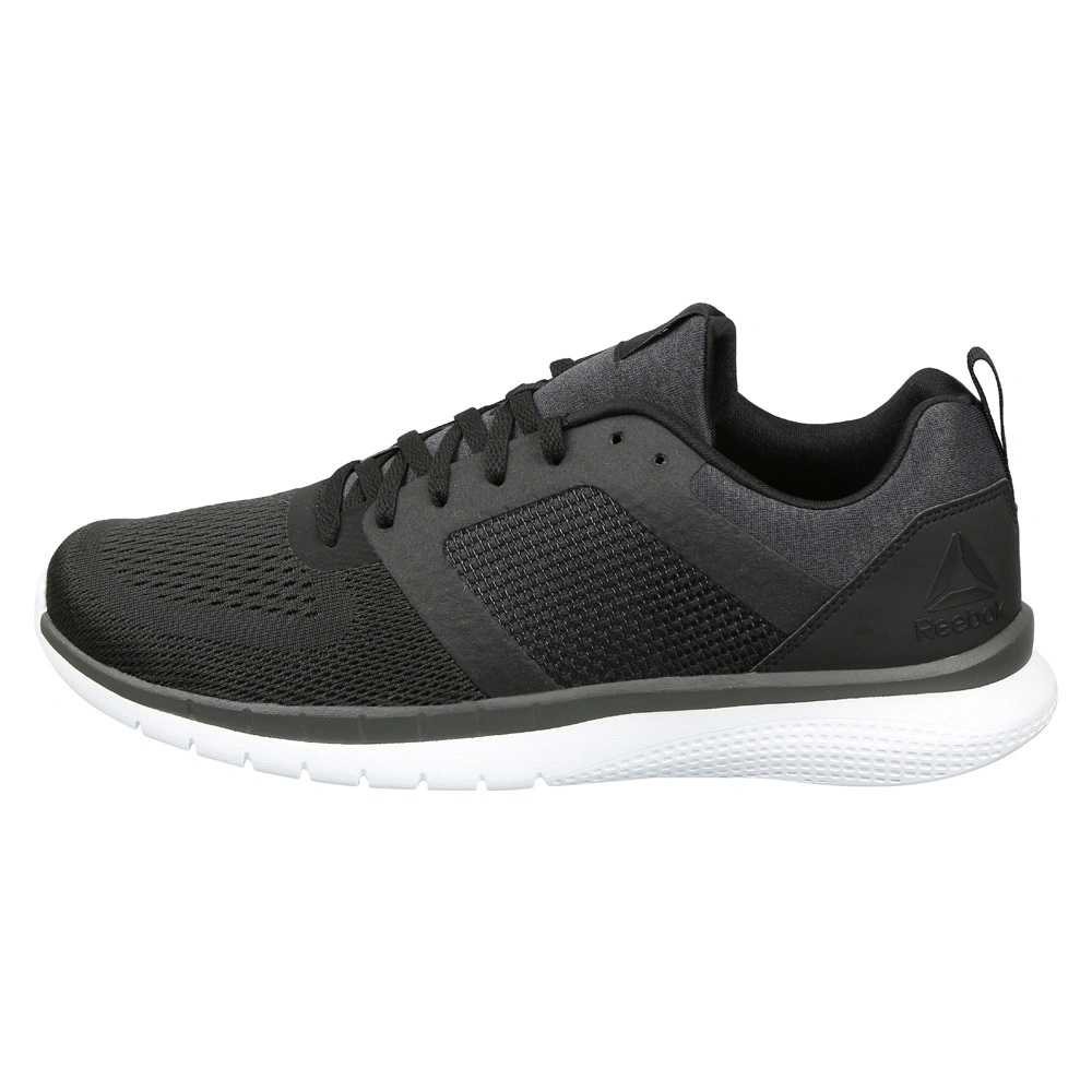 MEN'S REEBOK PT PRIME RUN 2.0 SHOES-BLACK/COAL/WHITE-6-1