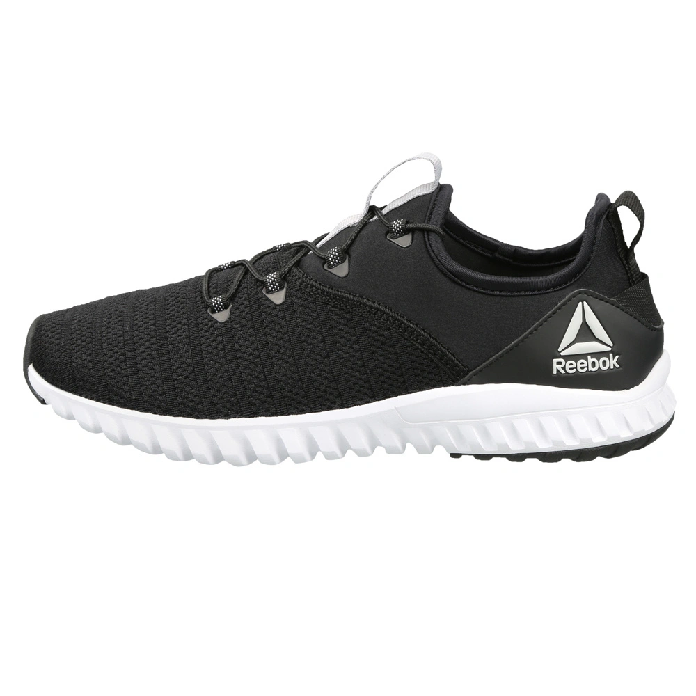 MEN'S REEBOK ENTHRAL RUNNER LP SHOES-BLACK/COOL SHADOW-6-1