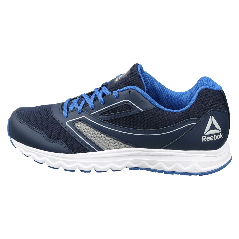 MEN'S REEBOK EXPLORE RUN XTREME SHOES-NAVY/AWESOME BLUE-6-1