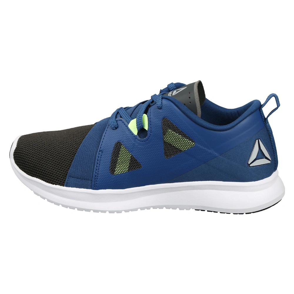 MEN'S REEBOK INSPIRE RUN SHOES-BUNKER BLUE/GRAVEL/FLASH-6-1