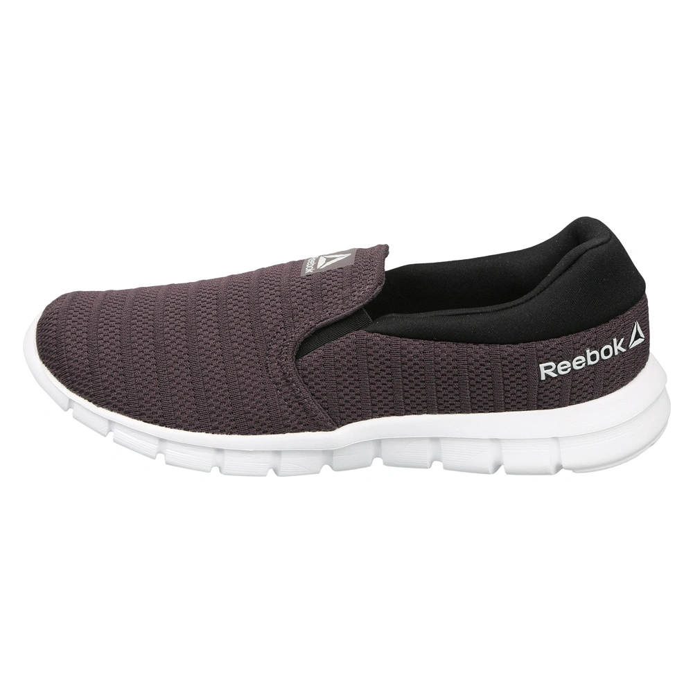 MEN'S REEBOK WALKING TREAD LEAP LP SLIP-ONS-SMOVOL/NONE/NONE-8-1