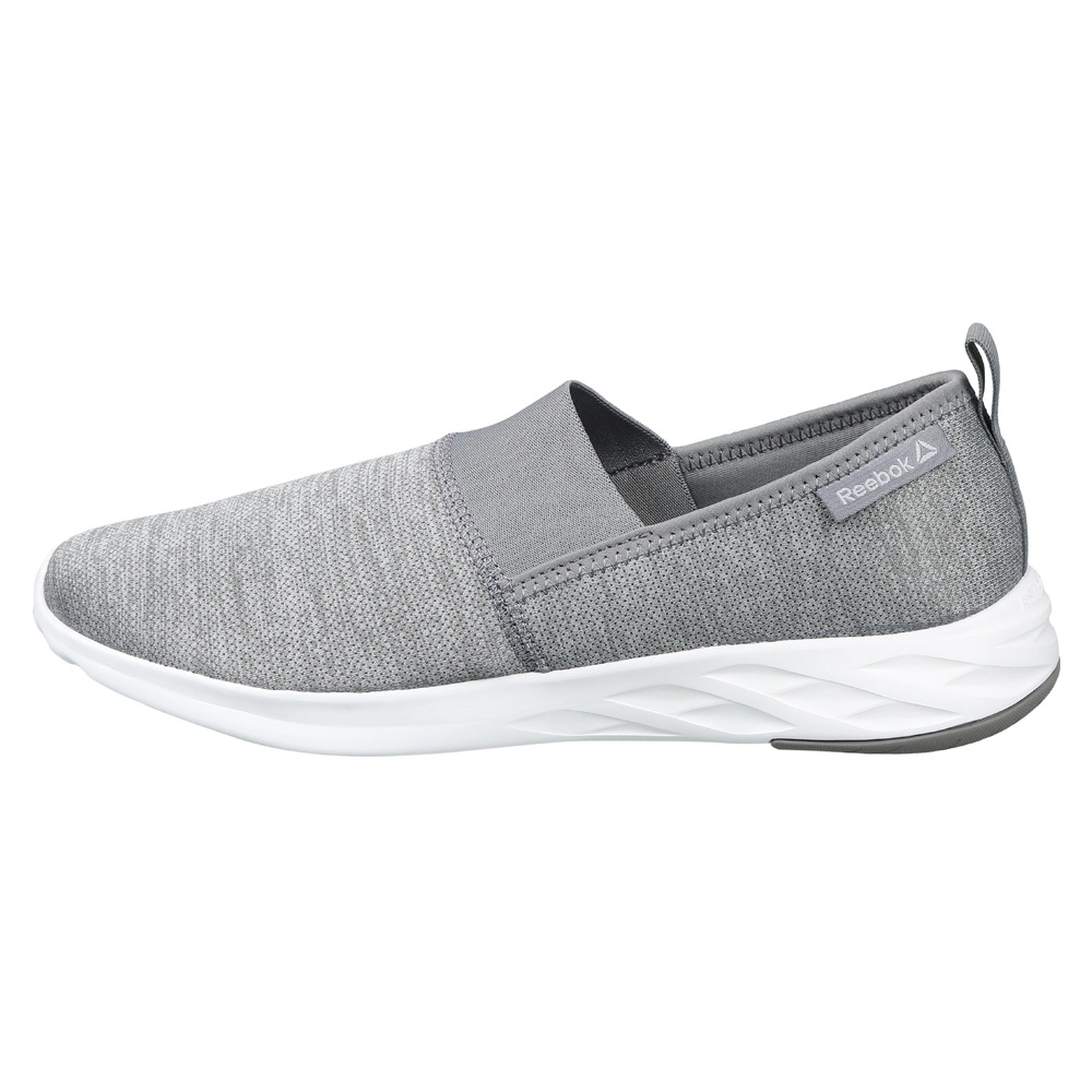 MEN'S REEBOK WALKING ASTRORIDE SLIP-ONS-9-COLD GREY/WHITE-1