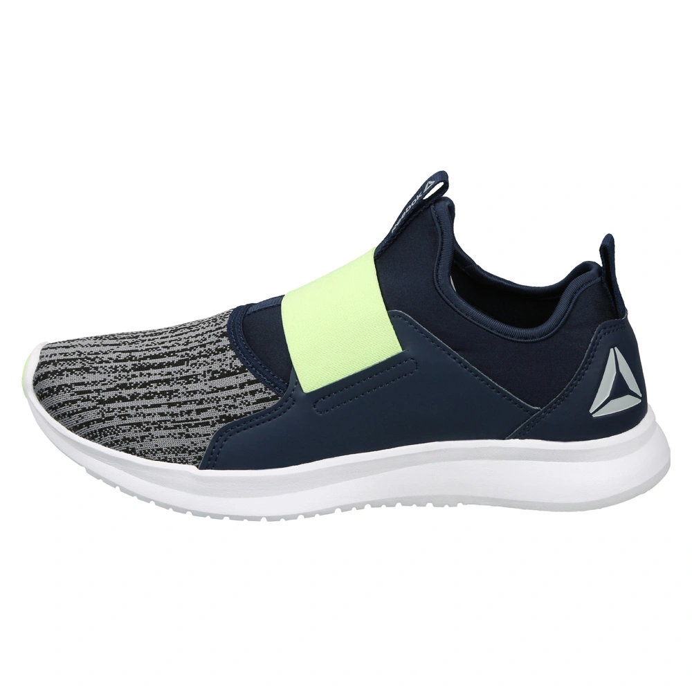 MEN'S REEBOK WALKING SLIP-ONS LP-COLL NAVY/FLAT GREY/ELECT-6-1