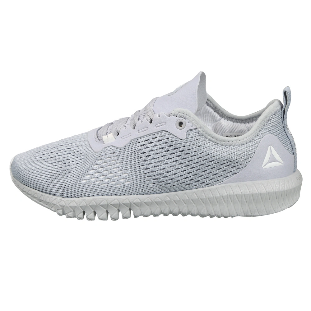 WOMEN'S REEBOK TRAINING FLEXAGON SHOES-4-COLD GREY/WHITE-1