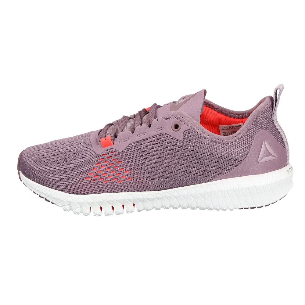 WOMEN'S REEBOK TRAINING FLEXAGON SHOES-7-ORCHIRD/LILAC/WHITE/RED-1