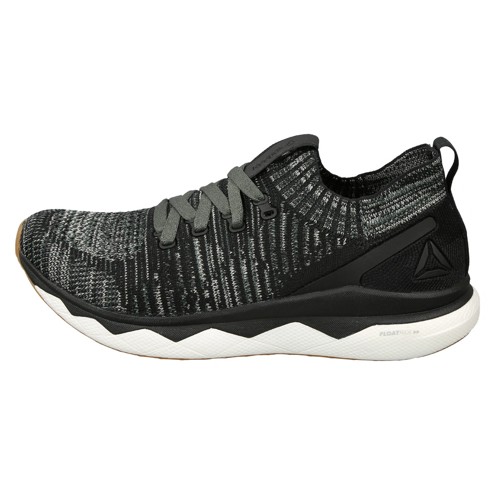 MEN'S REEBOK RUNNING FLOATRIDE RS ULTK SHOES- B-BLACK/GRN/PRCHMNT/GUM/GRY-6-1