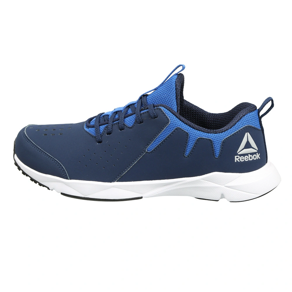 MEN'S REEBOK HUSTLE RUNNER SHOES- B-NAVY-7-1