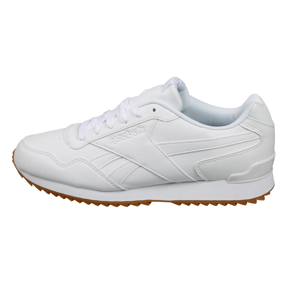 MEN'S REEBOK CLASSICS ROYAL GLIDE SHOES- B-WHITE/GUM-6-1