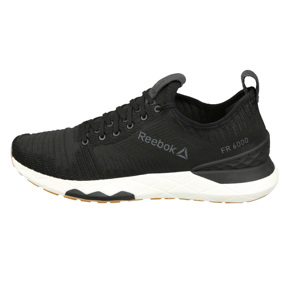 MEN'S REEBOK RUNNING FLOATRIDE 6000 SHOES- B-BLACK/GREY/WHITE/GUM-6-1