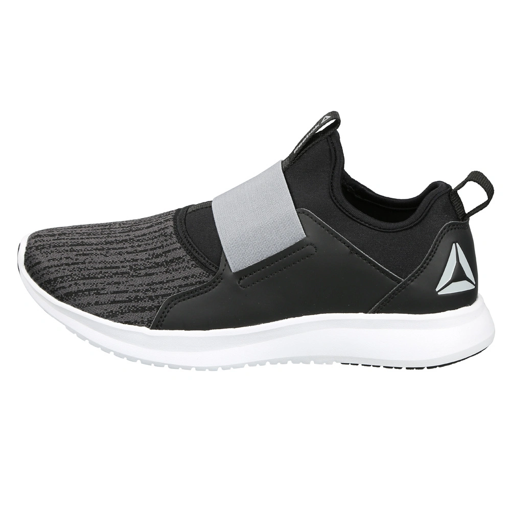 MEN'S REEBOK WALKING SLIP-ONS LP- B-BLK / ASH GREY / GREY-6-1