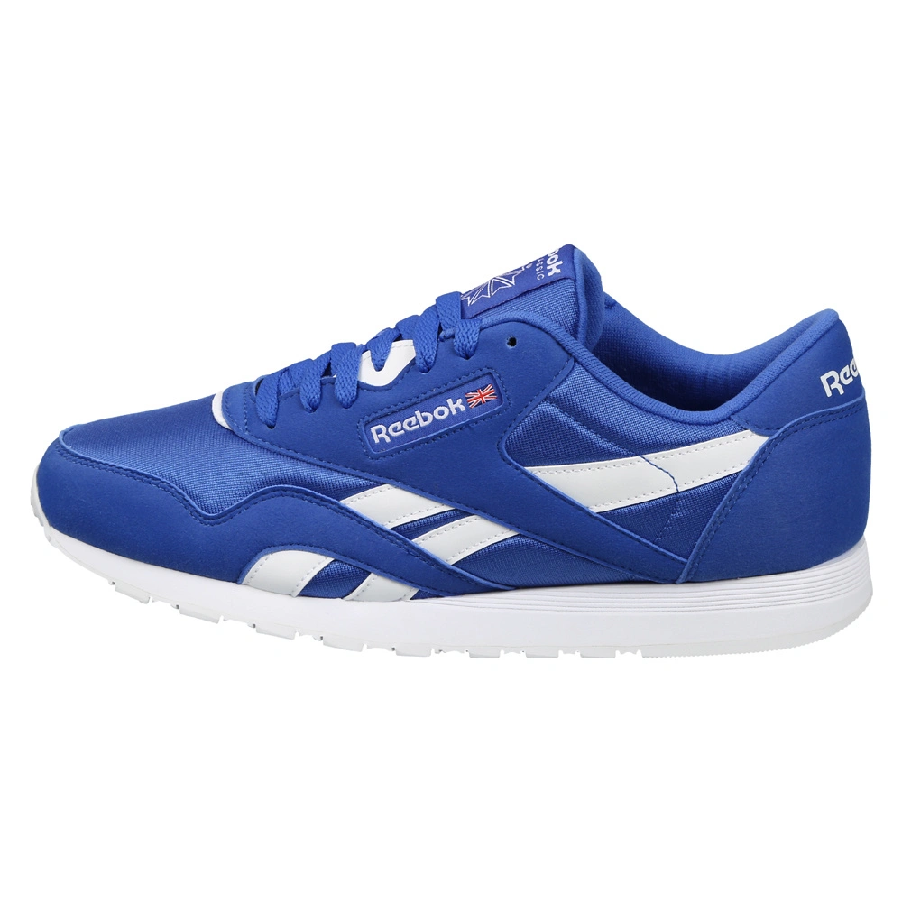 UNISEX REEBOK CLASSICS NYLON COLOR SHOES- B-2.5-CRUSHED COBALT/WHITE-1