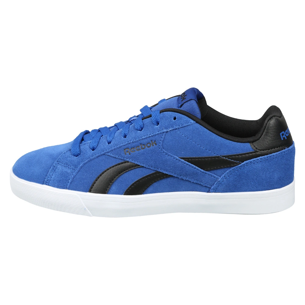 MEN'S REEBOK CLASSICS ROYAL COMPLETE CLN 2LS SHOES- B-COLL ROYAL/BLACK/WHITE-8-1