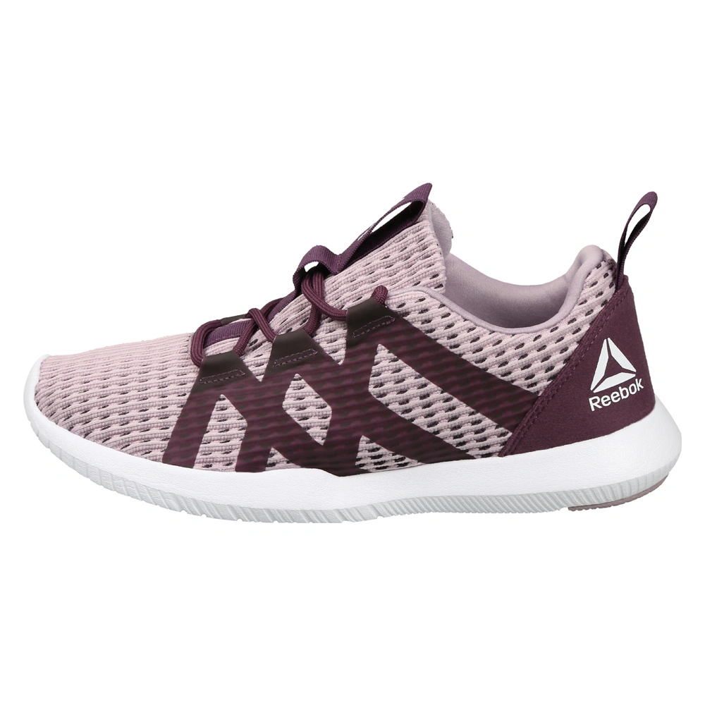 WOMEN'S REEBOK TRAINING REAGO PULSE SHOES- B-3-LILAC/VIOLET/WHITE-1