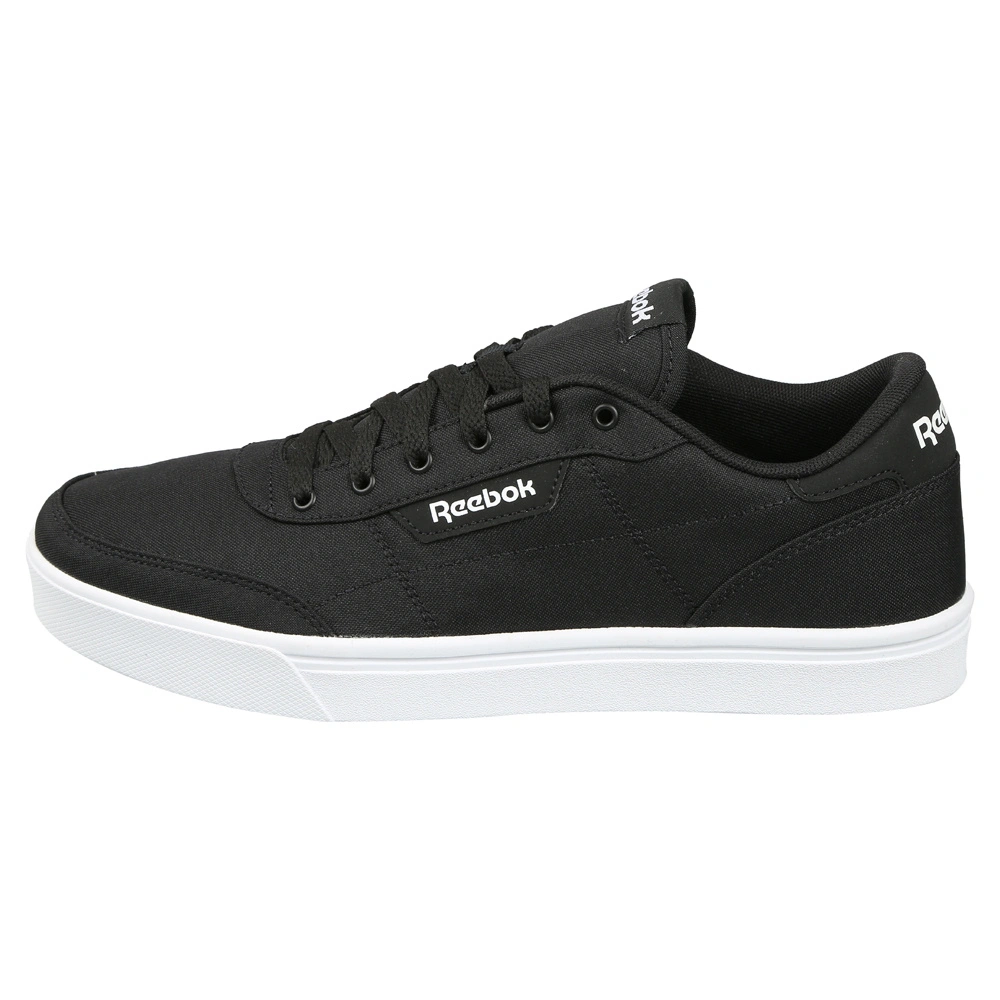 UNISEX REEBOK CLASSICS ROYAL HEREDIS VULC SHOES- B-BLACK/WHITE-6-1