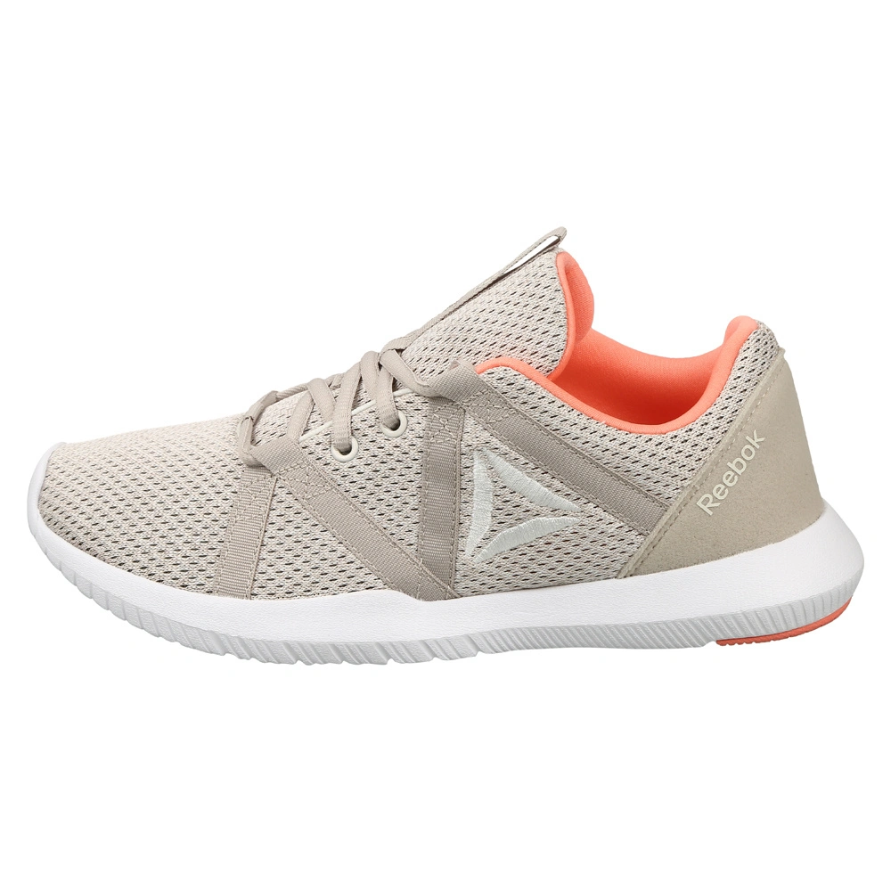 WOMEN'S REEBOK TRAINING REAGO ESSENTIAL SHOES- B-4-SAND/CHALK/WHITE/PINK-1