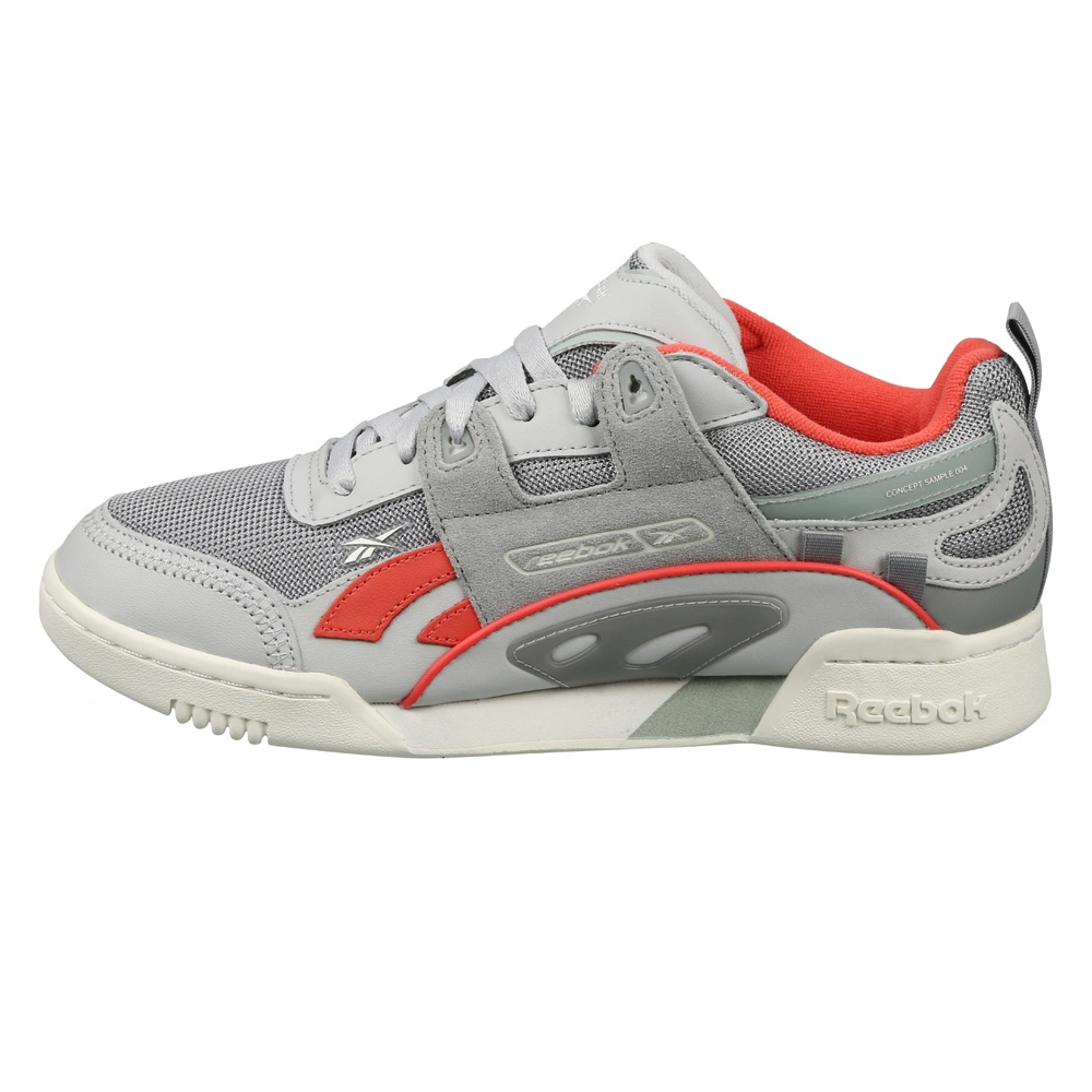 UNISEX REEBOK CLASSICS WORKOUT PLUS ATI 90S SHOES- B-SKULL GREY/GREY/SEA SPRAY-8-1