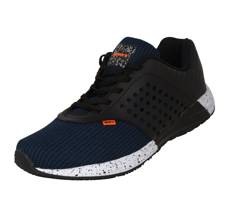 SPARX BLACK/N.BLUE GENTS SPORTS SHOES_SM-318-