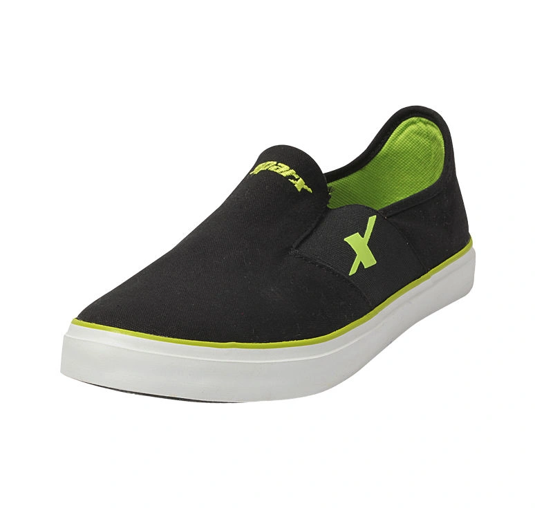 SPARX BLACK/FL.GREEN GENTS SPORTS SHOES_SM-214-