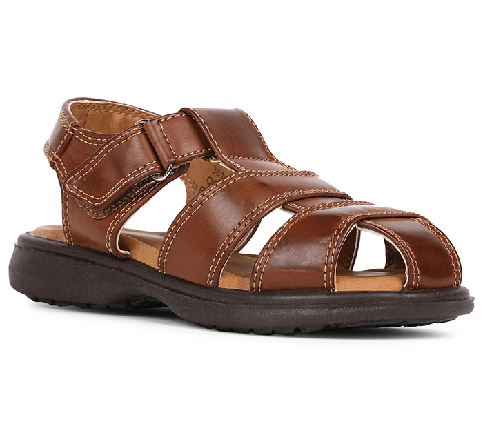 Brown Sandals For Kids-10-Brown-1