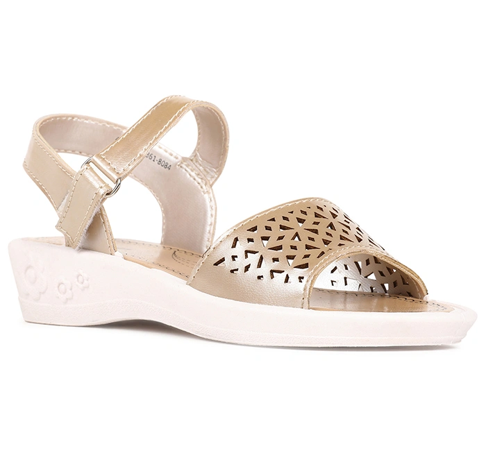 Gold Sandals For Kids-9-Gold-1