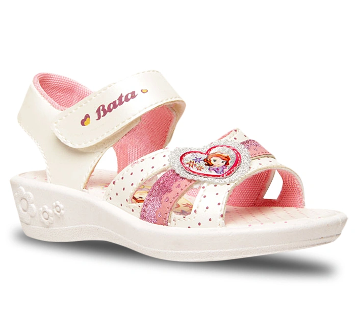 White Sandals For Kids-12-White-1