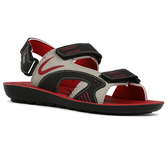 Black Sandals For Kids-3-Black-1