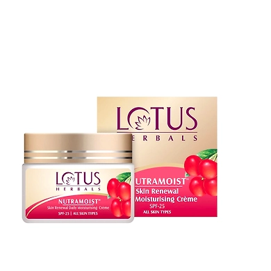 Lotus Herbals NUTRAMOIST Skin Renewal Daily Moisturising Creme SPF-25_50 gm-