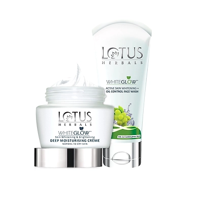 Lotus Herbals Nourishment Kit (Deep Moisturising CrÃ¨me 60gm+ Oil control Face Wash 50gm)-